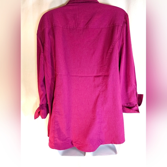 2/$20 Nwt Cato XL Collared Bd Blouse - Picture 3 of 8